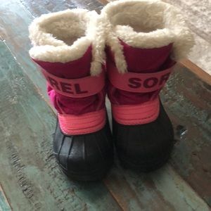 Sorel Pink Toddler 7 Snow Boots